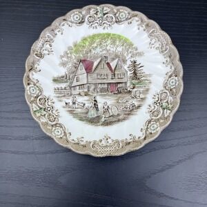 Johnson Brothers Heritage Hall Ironstone 4411 Saucer Plate 5.75" 17th Century